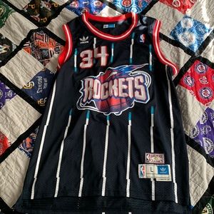 VINTAGE HOUSTON ROCKETS HAKEEM OLUJAWON JERSEY SIZE LARGE